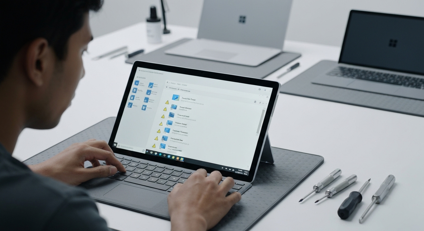 Các dòng máy Surface Pro, Surface Laptop và Surface Go thường gặp các vấn đề driver khác nhau.