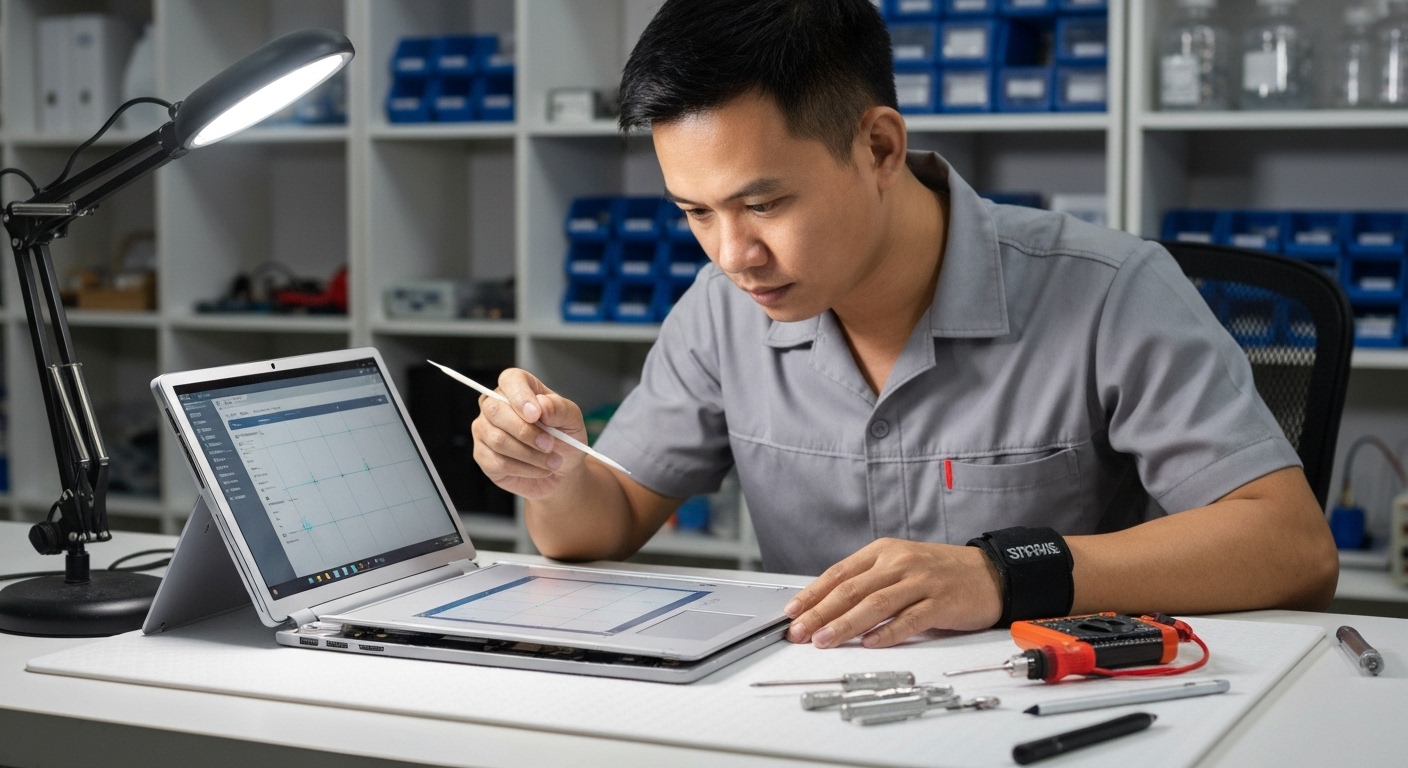 Kỹ thuật viên chuyên nghiệp sửa Surface