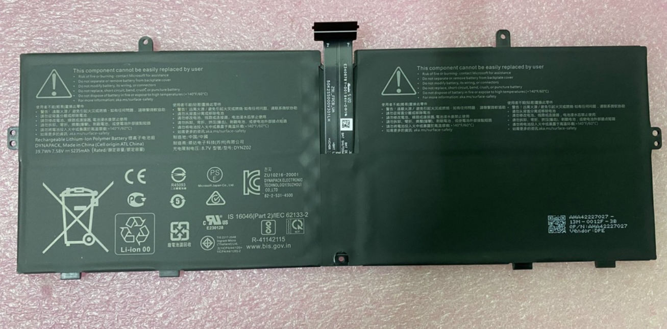 Pin surface laptop go chính hãng