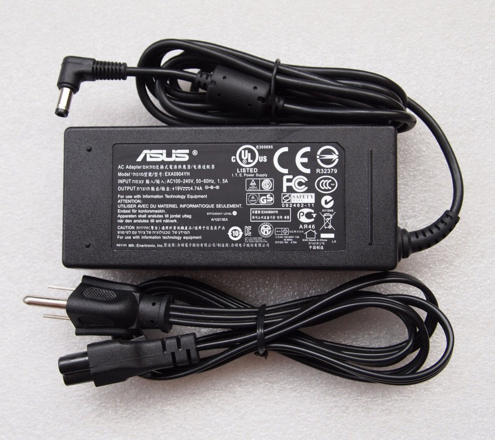 Sạc pin laptop asus 19v 3.42a – sạc chữ nhật