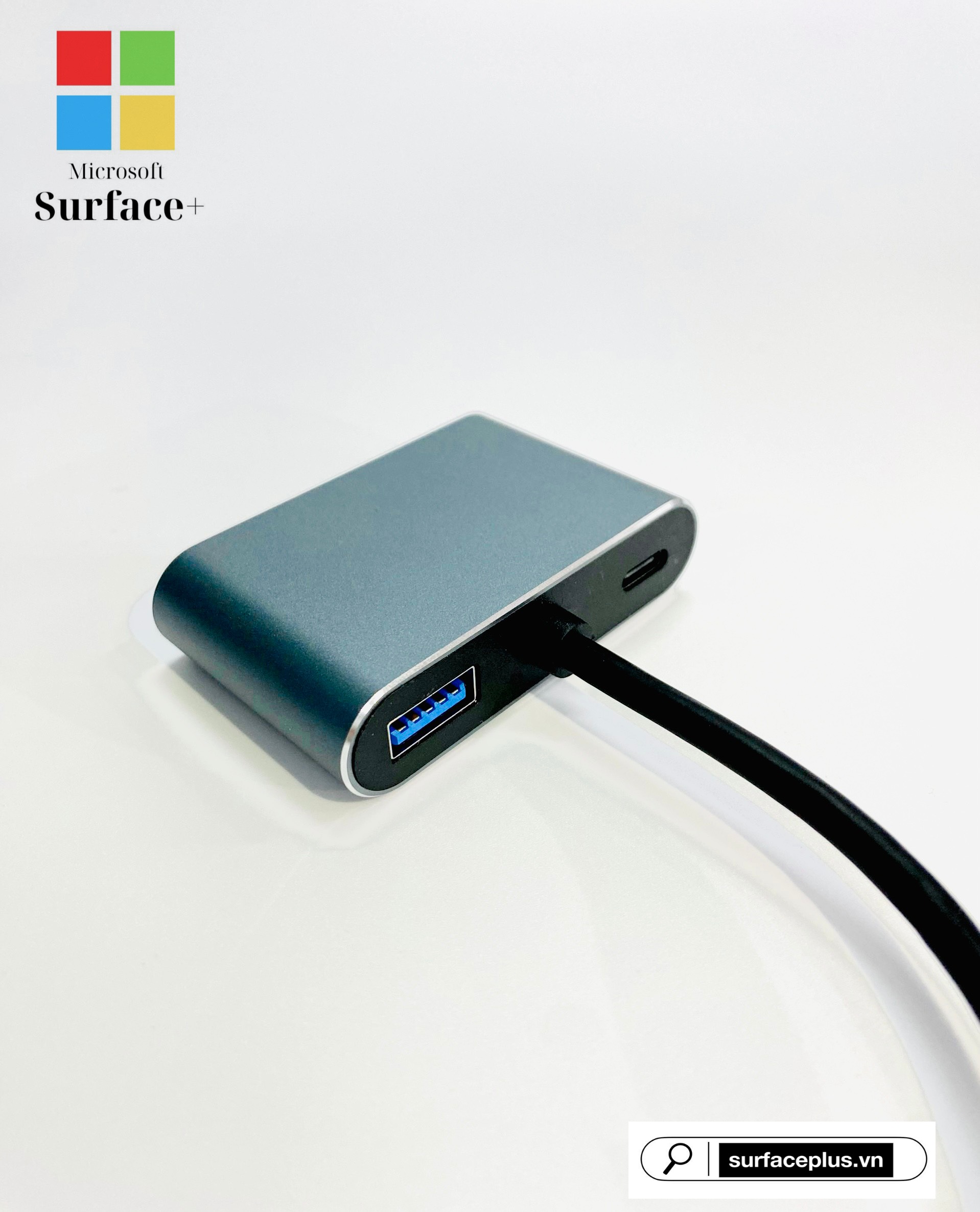 Cổng Chuyển Adapter 4 in 1 (USB-C to PD+HDTV+VGA+USB)