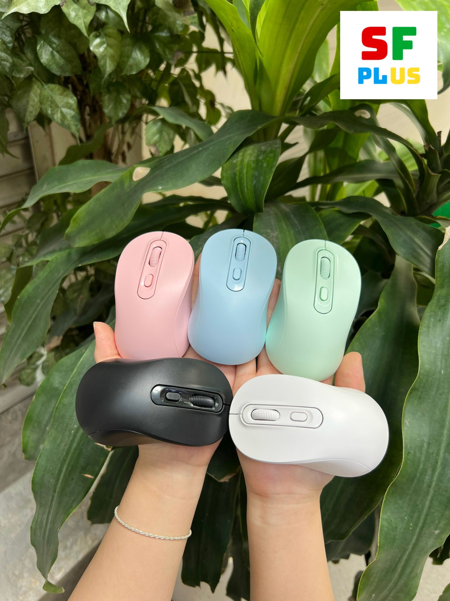 Wireless Mouse 2 in 1 ( Bluetooth + USB )