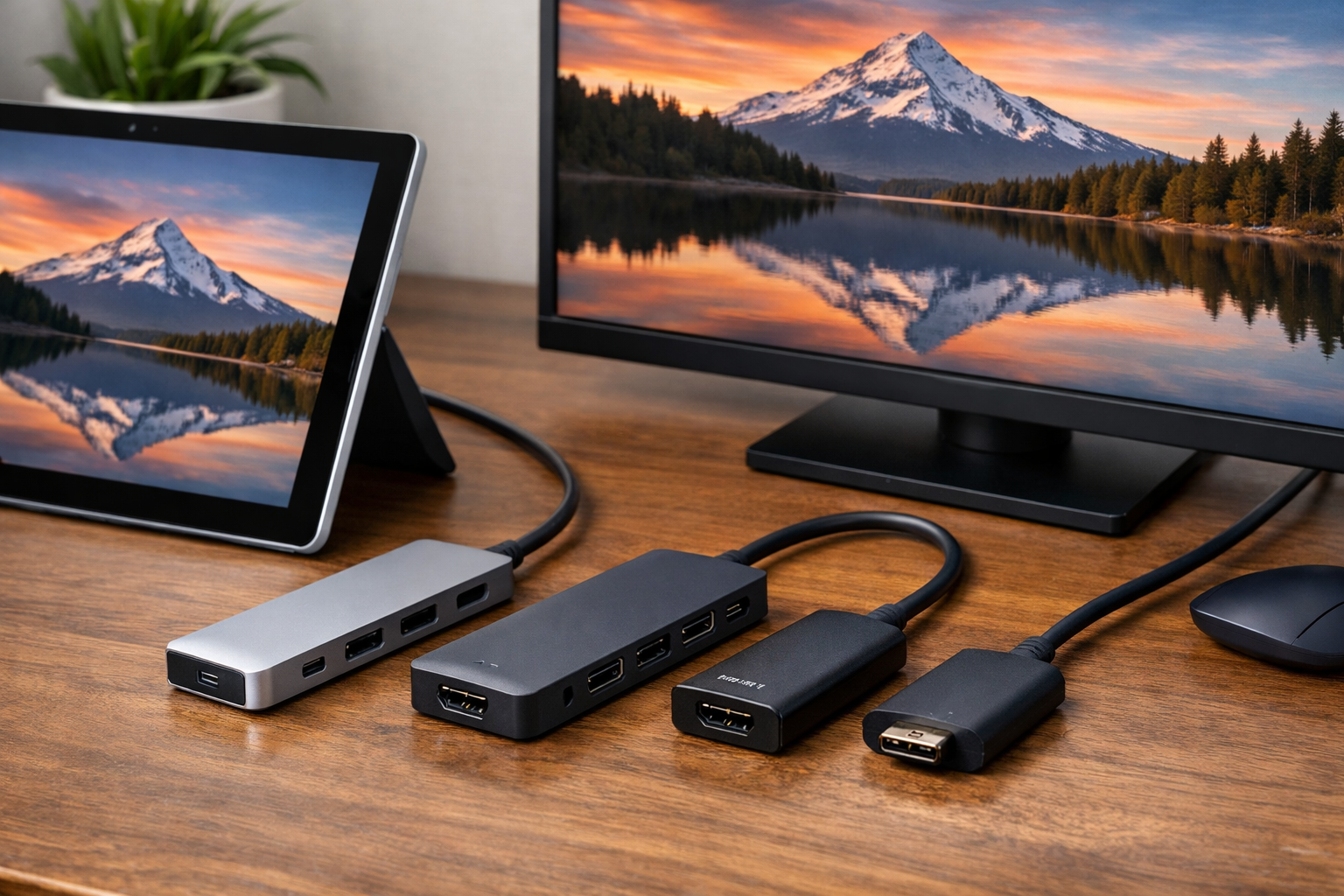 Các loại hub chuyển đổi từ USB-C sang HDMI cao cấp dành cho Microsoft Surface