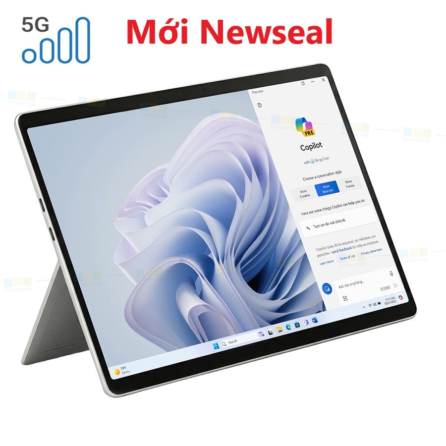 Surface Pro 12 - Intel Core Ultra 5 RAM 16GB SSD 256GB bản 5G - Mới Newseal