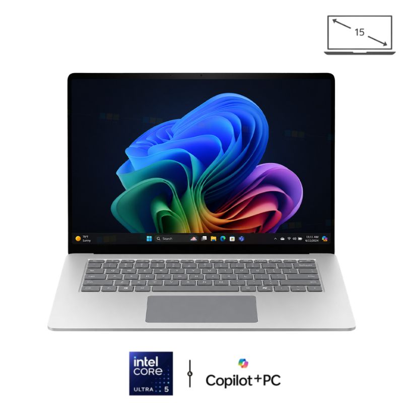 Surface Laptop 8 15 inch Intel Core Ultra X7 368H RAM 64GB SSD 1TB, LCD 120Hz, Wi-Fi, Windows 11 Pro