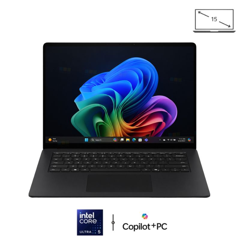 Surface Laptop 8 15 inch Intel Core Ultra 5 335 RAM 32GB SSD 256GB, LCD 120Hz, Wi-Fi, Windows 11 Pro 9 Surface laptop 8 15 intel Den Black 3 Surface Laptop 8 15 inch Intel Core Ultra 5 335 RAM 32GB SSD 256GB, LCD 120Hz, Wi-Fi, Windows 11 Pro